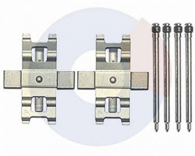 CARRAB BRAKE PARTS 2442 -  Комплектующие, колодки дискового тормоза